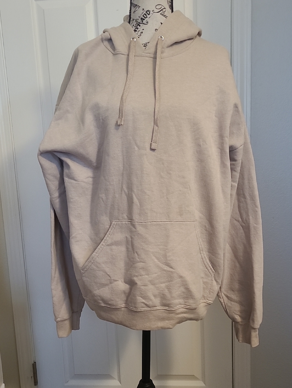 Fruit of the Loom Men's Hoodie in Light Beige